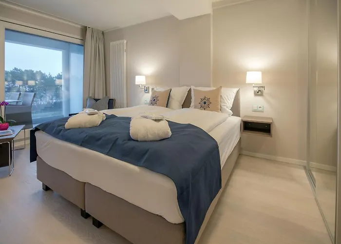 Duenenresidenz Prora - 1-Raum-Ferienwohnung Mit Meerblick, 1 Schlafzimmer Und Balkon Np-416