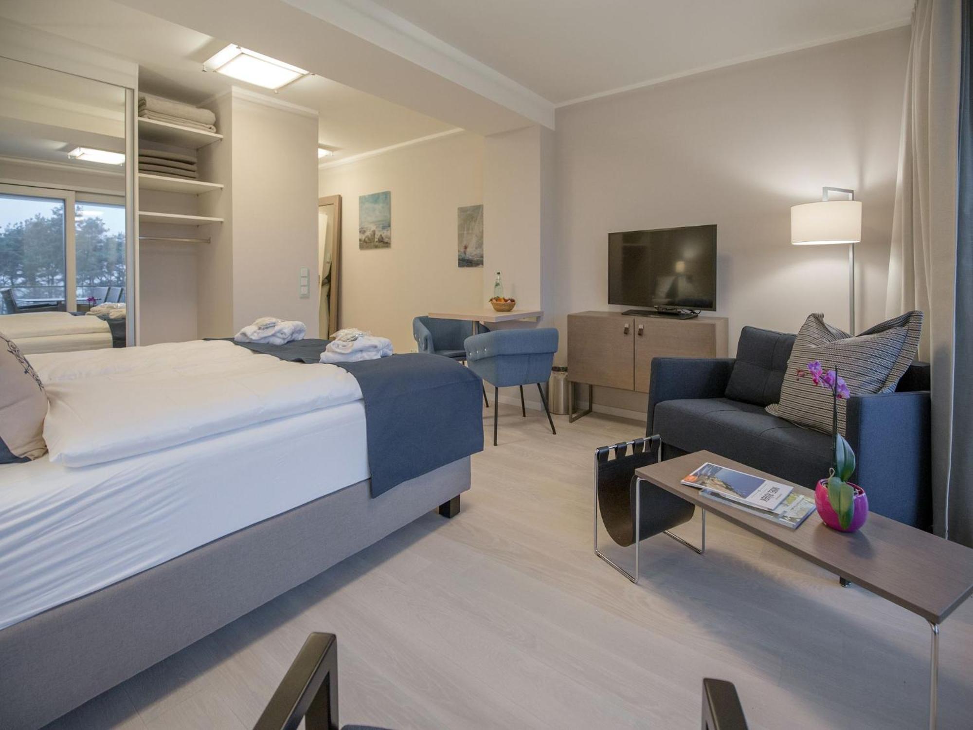 Apartment Duenenresidenz Prora - 1-raum-ferienwohnung Mit Meerblick, 1 Schlafzimmer Und Balkon Np-416